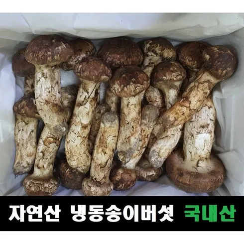 가성비로 소문난 자연산송이버섯 별점 5점